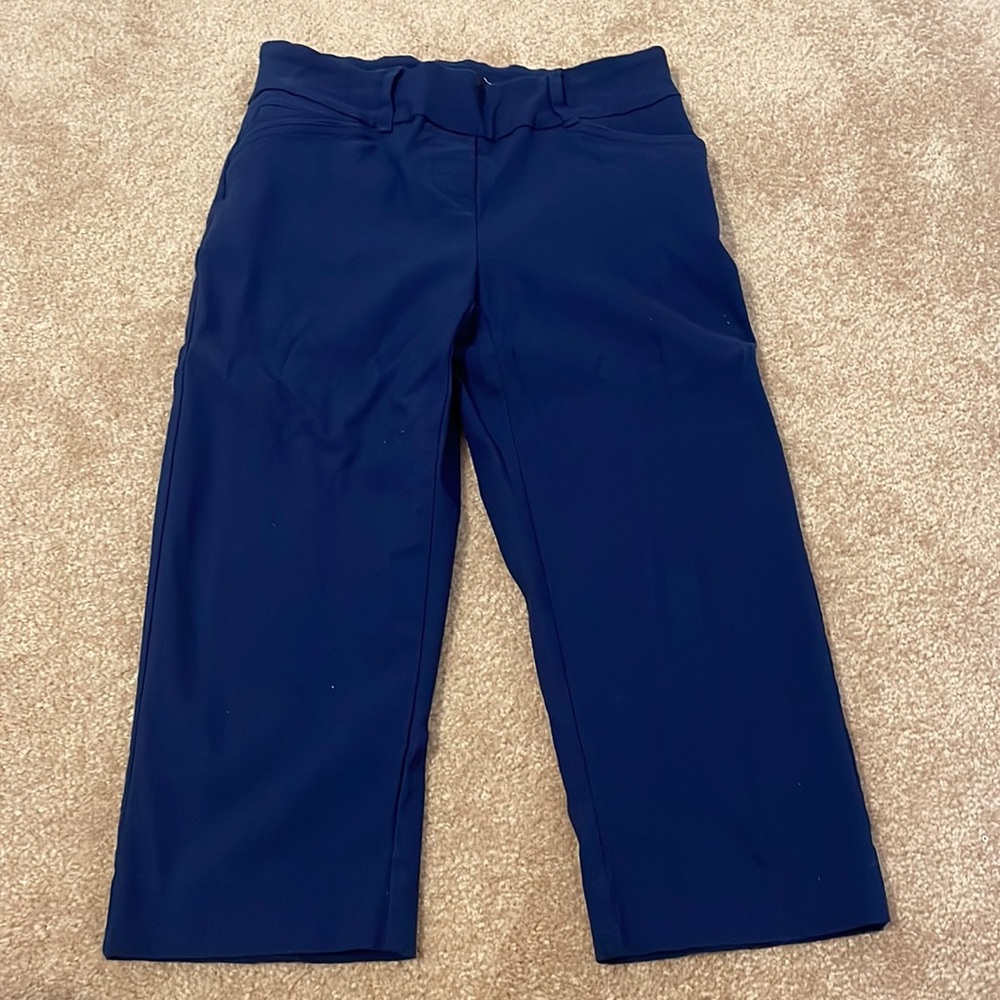 Capris in Deep blue Petite